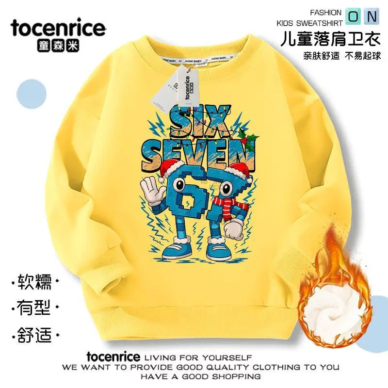 Steal A Brainrot Sweatshirt Children's Hoodie Winter Keep Warm Sweatshirt Autumn Top Steal A Brainrot Hoodies For Christmats