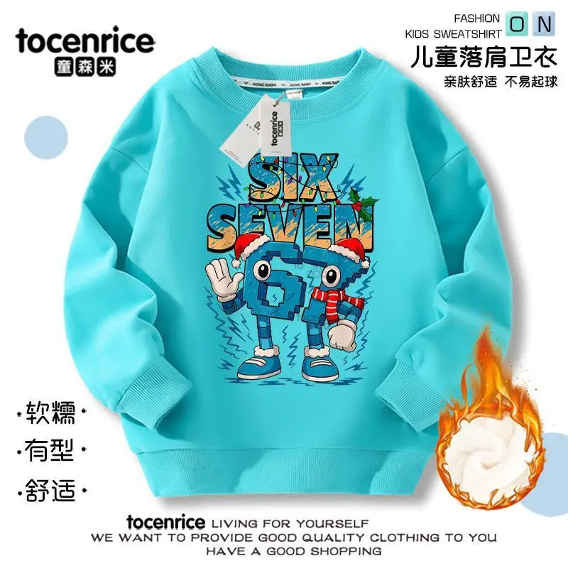 Steal A Brainrot Sweatshirt Children's Hoodie Winter Keep Warm Sweatshirt Autumn Top Steal A Brainrot Hoodies For Christmats