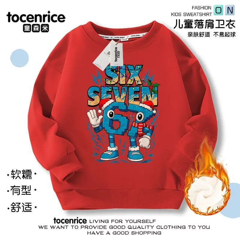 Steal A Brainrot Sweatshirt Children's Hoodie Winter Keep Warm Sweatshirt Autumn Top Steal A Brainrot Hoodies For Christmats