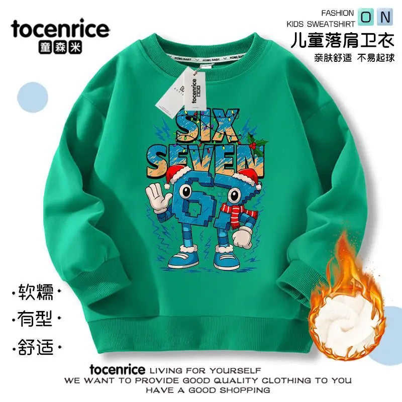 Steal A Brainrot Sweatshirt Children's Hoodie Winter Keep Warm Sweatshirt Autumn Top Steal A Brainrot Hoodies For Christmats