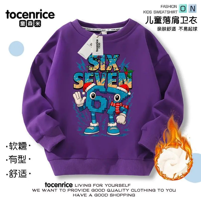 Steal A Brainrot Sweatshirt Children's Hoodie Winter Keep Warm Sweatshirt Autumn Top Steal A Brainrot Hoodies For Christmats