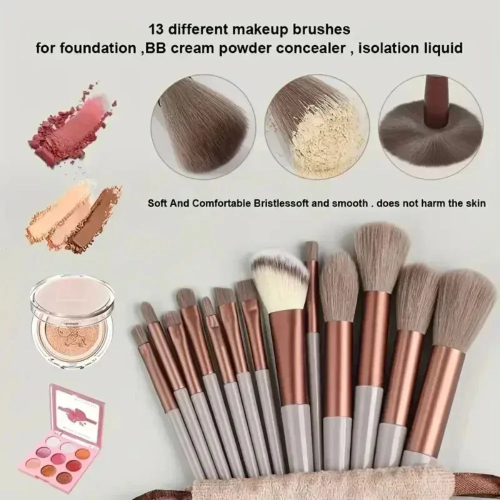 Makeup brush set, soft and fluffy, professional cosmetics foundation brush, multi-style blending makeup brush, beauty tools