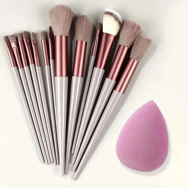 Makeup brush set, soft and fluffy, professional cosmetics foundation brush, multi-style blending makeup brush, beauty tools