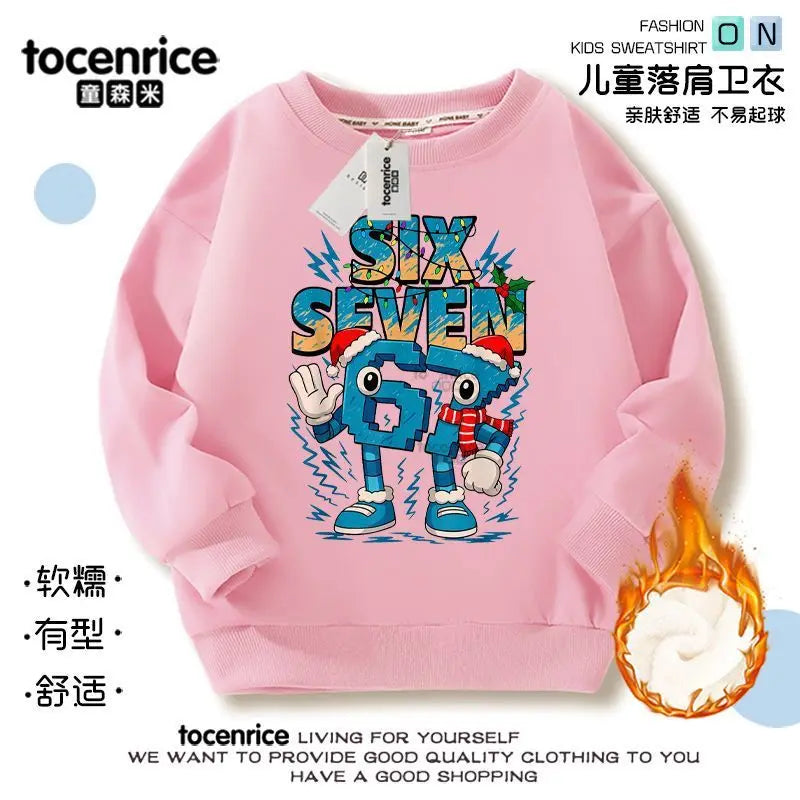 Steal A Brainrot Sweatshirt Children's Hoodie Winter Keep Warm Sweatshirt Autumn Top Steal A Brainrot Hoodies For Christmats