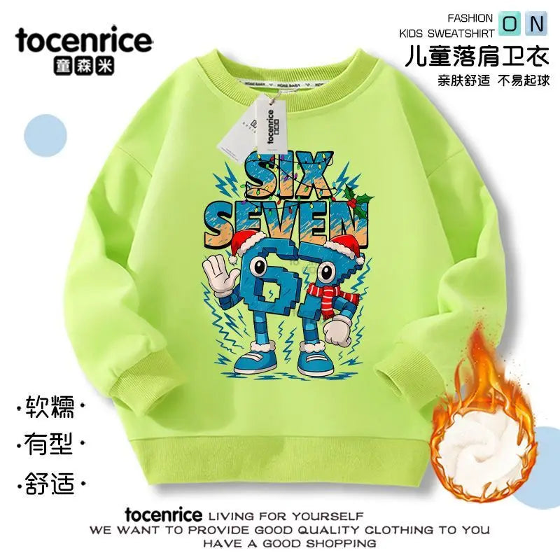 Steal A Brainrot Sweatshirt Children's Hoodie Winter Keep Warm Sweatshirt Autumn Top Steal A Brainrot Hoodies For Christmats